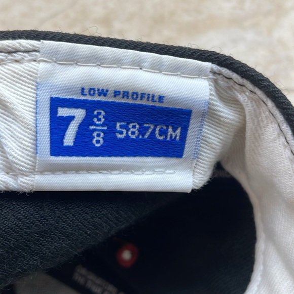 New Era 59FIFTY Frederick Key Fitted Hat 7 3/8 Black Orange 100% Wool Cap - Picture 10 of 13